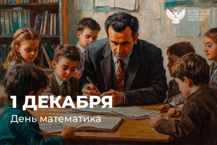 В России в начале зимы отмечается День математика.